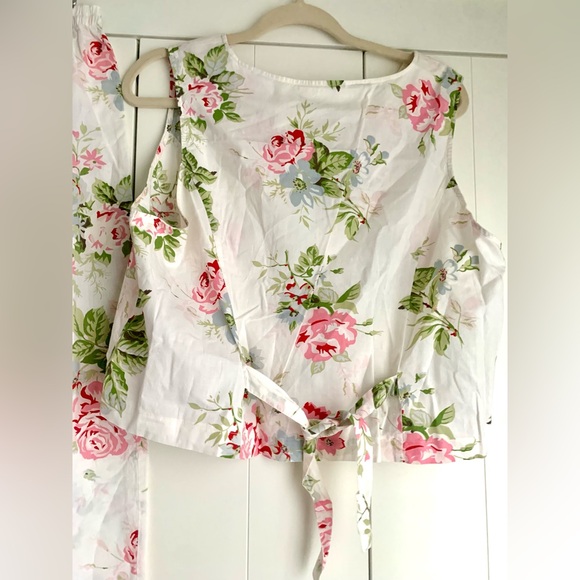 Vintage‎ Victoria’s Secret 3 Piece Pajama Set Robe Floral Y2K 90s Size XL - Picture 6 of 11